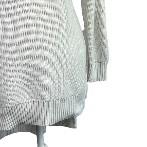 Athleta West End Tunic Sweater Slit side belt White/Ivory Size S - Picture 9 of 14